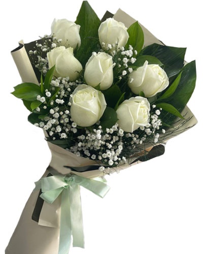 Beyaz Güller Buketi